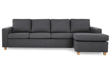 Crazy 4-sits Vändbar L-formad Divansoffa i Tyg