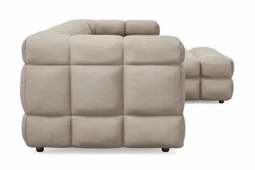 Elise 4-sits Bubblig Soffa med Divan Höger - Beige - Products - Möbler - Soffa - Divansoffa & schäslongsoffa - 4 sits soffa med divan