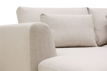 Florenz 3-sits Vänstervänd L-formad Divansoffa i Tyg - Beige - Products - Möbler - Soffa - Divansoffa & schäslongsoffa - 3 sits soffa med divan