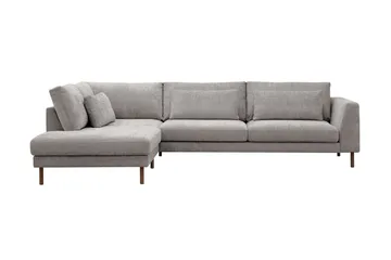 Florenz 4-sits Vänstervänd L-formad Schäslongsoffa i Chenille