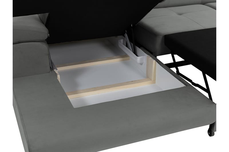 Gabina Soffa med Divan 3-sits - Grå - Products - Möbler - Soffa - Divansoffa & schäslongsoffa - 3 sits soffa med divan