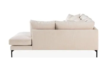 Menard 4-sits Högervänd L-formad Djup Schäslongsoffa i Manchester - Beige - Products - Möbler - Soffa - Divansoffa & schäslongsoffa - 4 sits soffa med divan