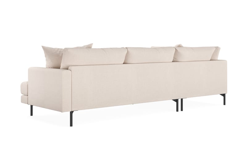 Menard 4-sits Vänstervänd L-formad Djup Schäslongsoffa i Tyg - Beige - Products - Möbler - Soffa - Divansoffa & schäslongsoffa - 4 sits soffa med divan