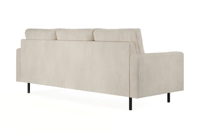 Peppe 3-sits Vändbar L-formad Divansoffa i Manchester - Beige - Products - Möbler - Soffa - Divansoffa & schäslongsoffa - 3 sits soffa med divan