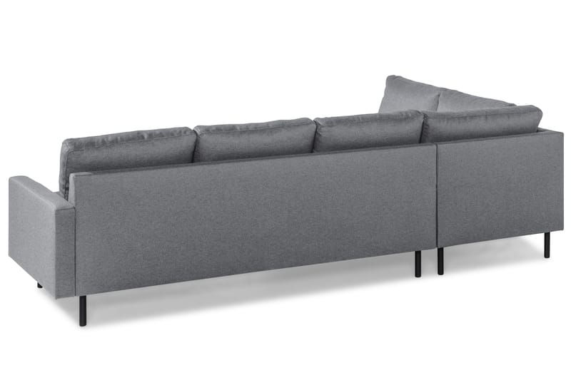 Peppe 4-sits Vänstervänd L-formad Schäslongsoffa i Tyg - Ljusgrå - Products - Möbler - Soffa - Divansoffa & schäslongsoffa - 4 sits soffa med divan