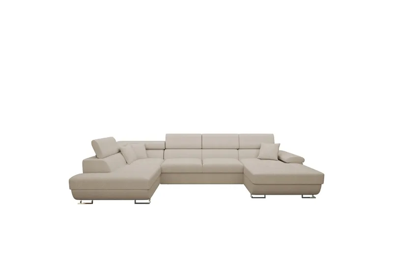 Reginia Soffa med Divan och Schäslong 4-sits, Beige