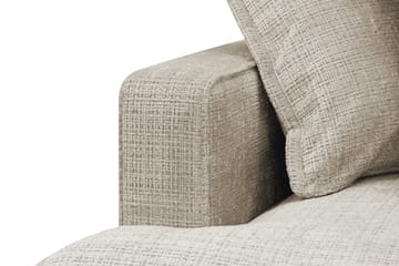 Rossita Lyx 4-sits Högervänd L-formad Extra Djup Schäslongsoffa i Chenille - Beige Chenille - Products - Möbler - Soffa - Divansoffa & schäslongsoffa - 4 sits soffa med divan