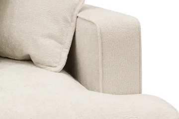 Rossita Lyx 4-sits Vänstervänd L-formad Extra Djup Schäslongsoffa i Chenille - Beige Chenille - Products - Möbler - Soffa - Divansoffa & schäslongsoffa - 4 sits soffa med divan