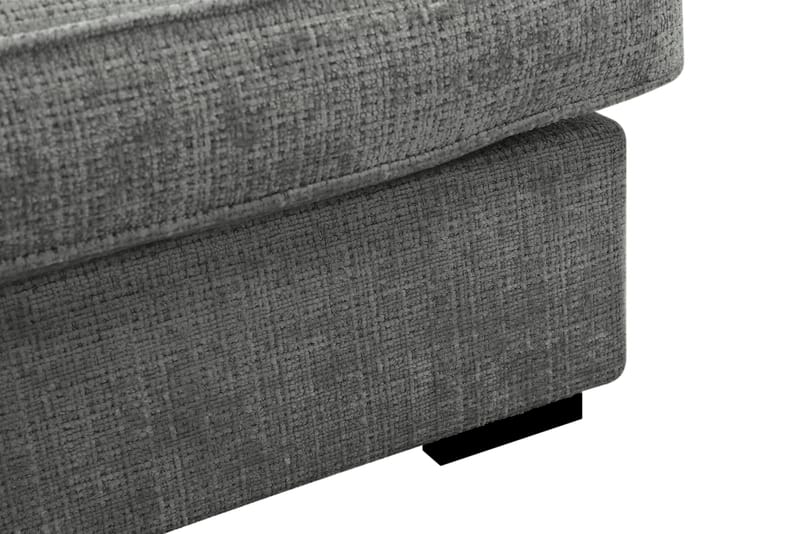 Rossita Lyx 4-sits Vänstervänd L-formad Extra Djup Schäslongsoffa i Chenille - Grå Chenille - Products - Möbler - Soffa - Divansoffa & schäslongsoffa - 4 sits soffa med divan