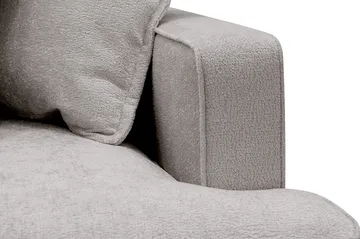 Rossita Lyx 4-sits Vänstervänd L-formad Extra Djup Schäslongsoffa i Chenille - Grå/Brun Chenille - Products - Möbler - Soffa - Divansoffa & schäslongsoffa - 4 sits soffa med divan