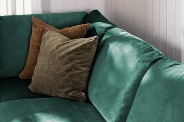Trend 4-sits Vänstervänd U-formad Soffa med Divan och Schäslong i Sammet - Grön - Products - Möbler - Soffa - Divansoffa & schäslongsoffa - 4 sits soffa med divan