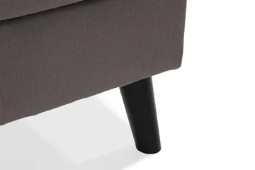 Trend 4-sits Vänstervänd U-formad Soffa med Divan och Schäslong i Sammet - Mörkgrå - Products - Möbler - Soffa - Divansoffa & schäslongsoffa - 4 sits soffa med divan