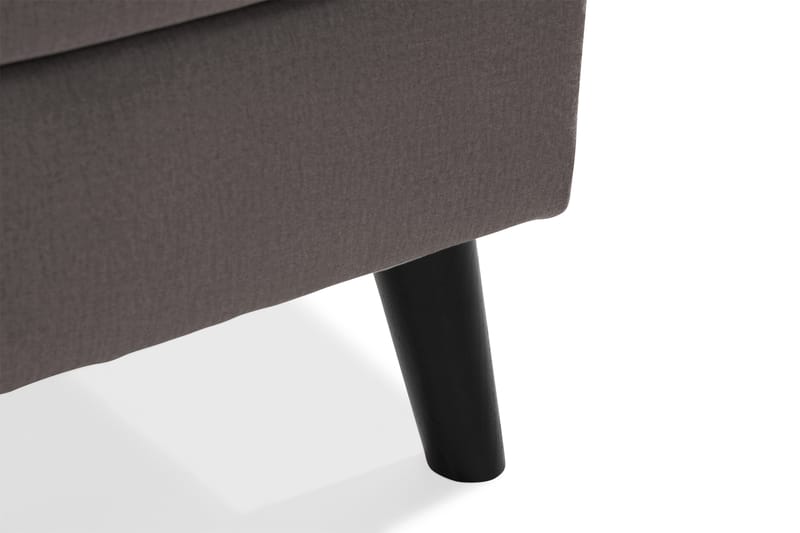 Trend 4-sits Vänstervänd U-formad Soffa med Divan och Schäslong i Sammet - Mörkgrå - Products - Möbler - Soffa - Divansoffa & schäslongsoffa - 4 sits soffa med divan