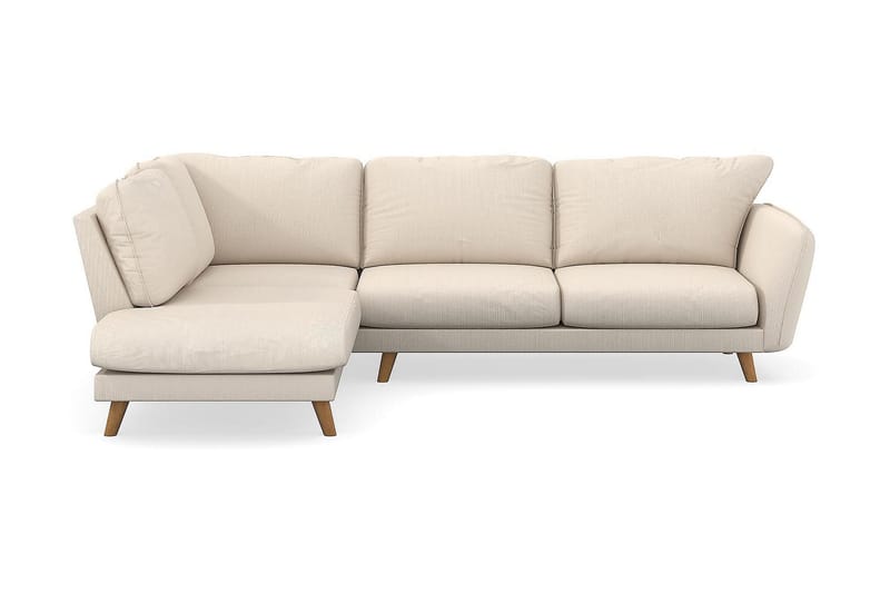 Trend Lyx 4-sits Vänsterv änd L-formad Schäslongsoffa i Manchester, Beige