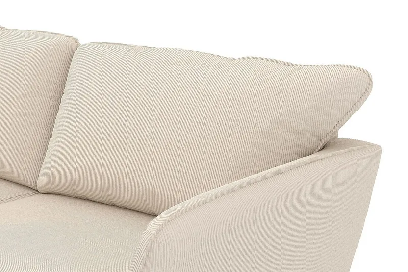 Trend Lyx 4-sits Vänstervänd L-formad Schäslongsoffa i Manchester - Beige - Products - Möbler - Soffa - Divansoffa & schäslongsoffa - 4 sits soffa med divan