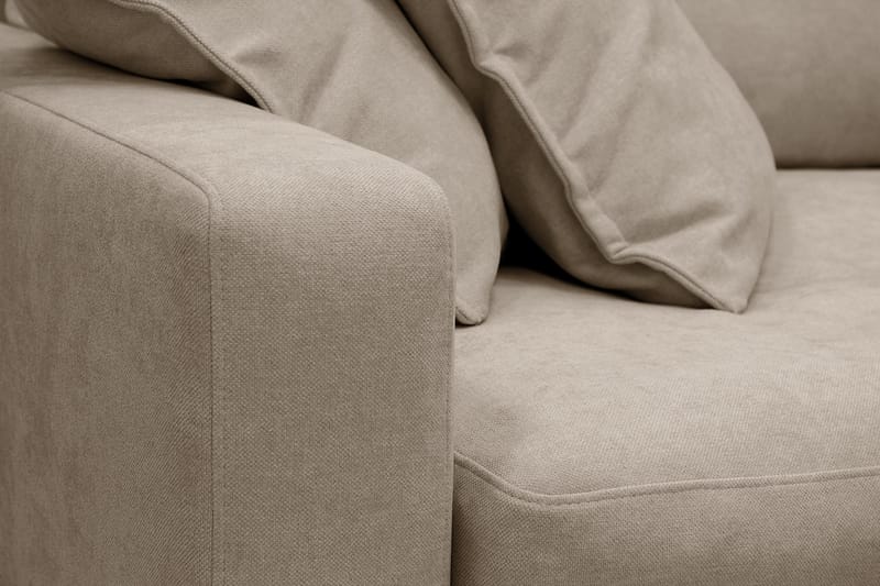 Valencia Extra Djup 4-sits Soffa med Schäslong Höger - Brun - Products - Möbler - Soffa - Divansoffa & schäslongsoffa - 4 sits soffa med divan