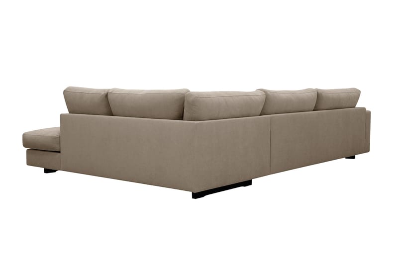 Valencia Extra Djup 4-sits Soffa med Schäslong Höger - Brun - Products - Möbler - Soffa - Divansoffa & schäslongsoffa - 4 sits soffa med divan