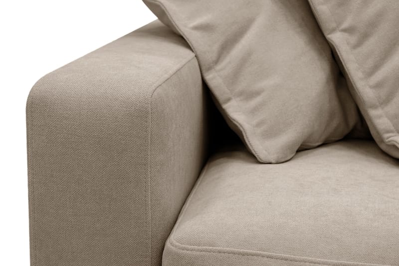 Valencia Extra Djup 4-sits Soffa med Schäslong Höger - Brun - Products - Möbler - Soffa - Divansoffa & schäslongsoffa - 4 sits soffa med divan