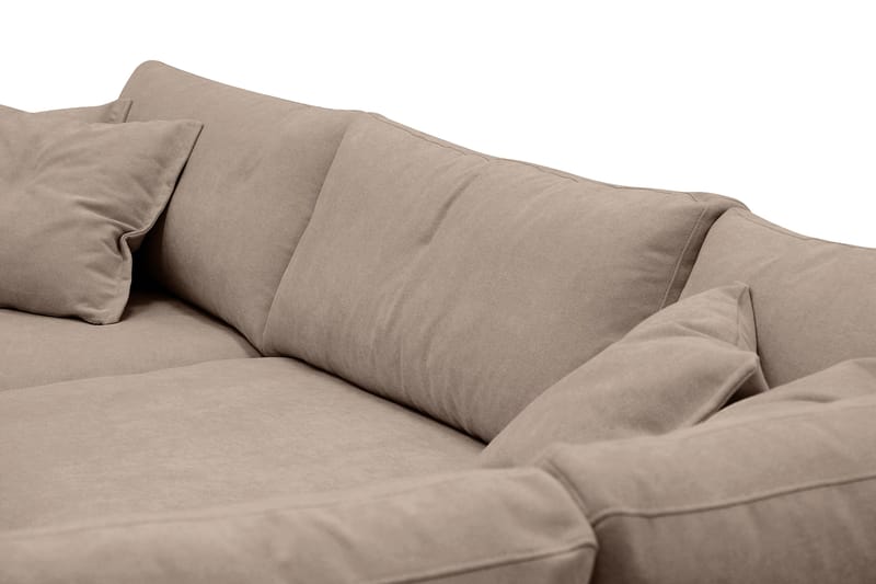 Valencia Extra Djup 4-sits Soffa med Schäslong Höger - Mörkbrun - Products - Möbler - Soffa - Divansoffa & schäslongsoffa - 4 sits soffa med divan