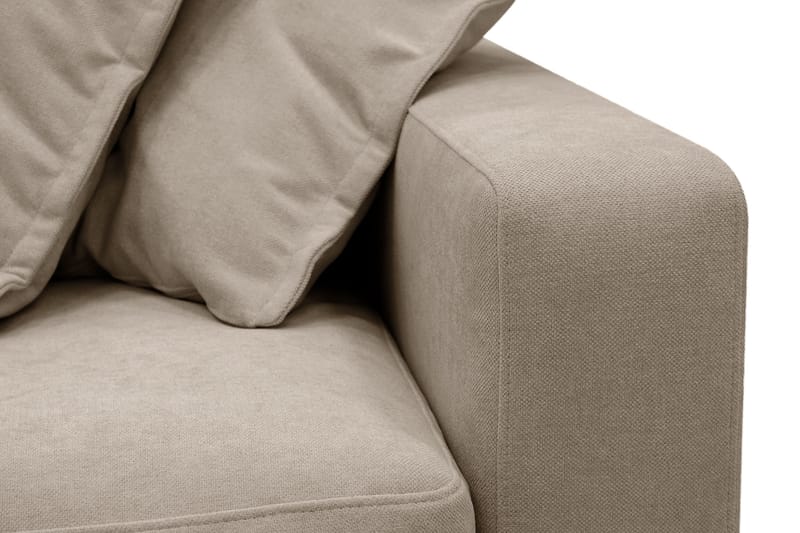 Valencia Extra Djup 4-sits Soffa med Schäslong Vänster - Brun - Products - Möbler - Soffa - Divansoffa & schäslongsoffa - 4 sits soffa med divan