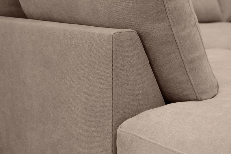 Valencia Extra Djup 4-sits Soffa med Schäslong Vänster - Mörkbrun - Products - Möbler - Soffa - Divansoffa & schäslongsoffa - 4 sits soffa med divan