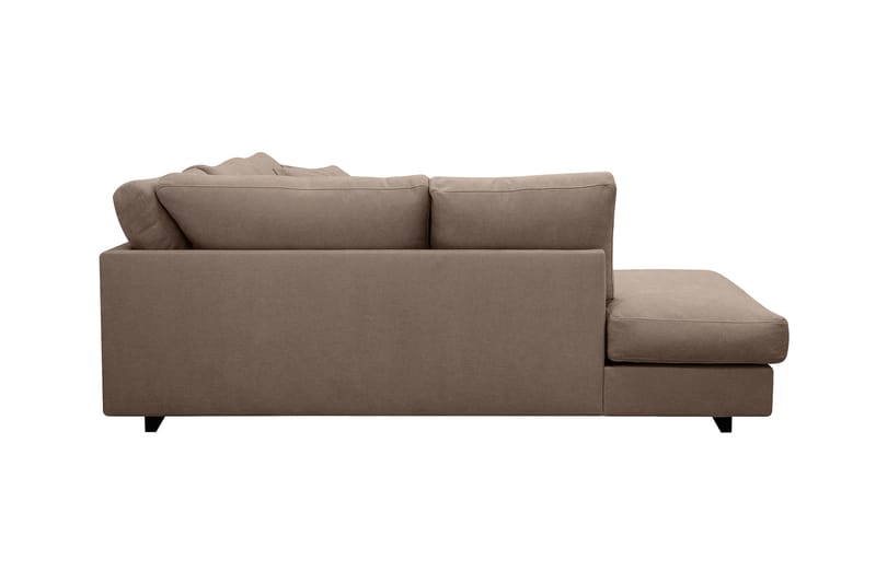 Valencia Extra Djup 4-sits Soffa med Schäslong Vänster - Mörkbrun - Products - Möbler - Soffa - Divansoffa & schäslongsoffa - 4 sits soffa med divan