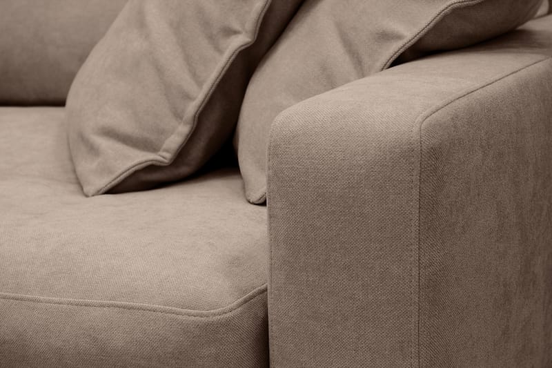 Valencia Extra Djup 4-sits Soffa med Schäslong Vänster - Mörkbrun - Products - Möbler - Soffa - Divansoffa & schäslongsoffa - 4 sits soffa med divan