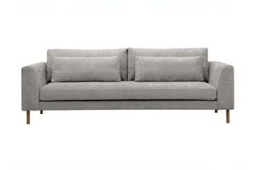 Florenz 3-sits Soffa i Chenille, Ljusgrå