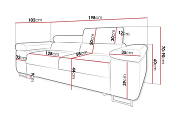 Gabina Soffa 2-sits - Ljusgrå - Products - Möbler - Soffa - 2 sits soffa