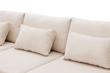 Grande 5-sits Soffa med Schäslong Vänster - Beige Manchester - Products - Möbler - Soffa - Divansoffa & schäslongsoffa