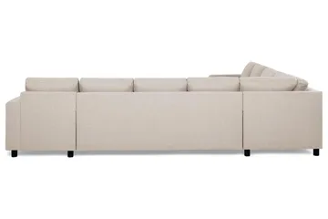 Crazy 7-sits Högervänd U-formad XX-Large Hörnsoffa med divan i Tyg - Beige - Products - Möbler - Soffa - Hörnsoffa - Hörnsoffa med divan