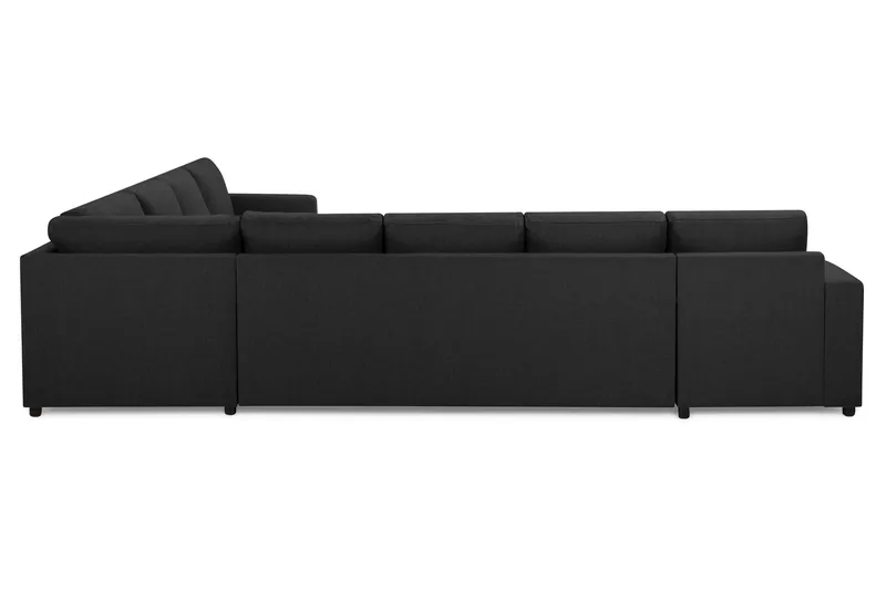Crazy 7-sits Vändbar U-formad XX-Large Hörnsoffa med divan i Tyg - Mörkgrå / Antracit - Products - Möbler - Soffa - Hörnsoffa