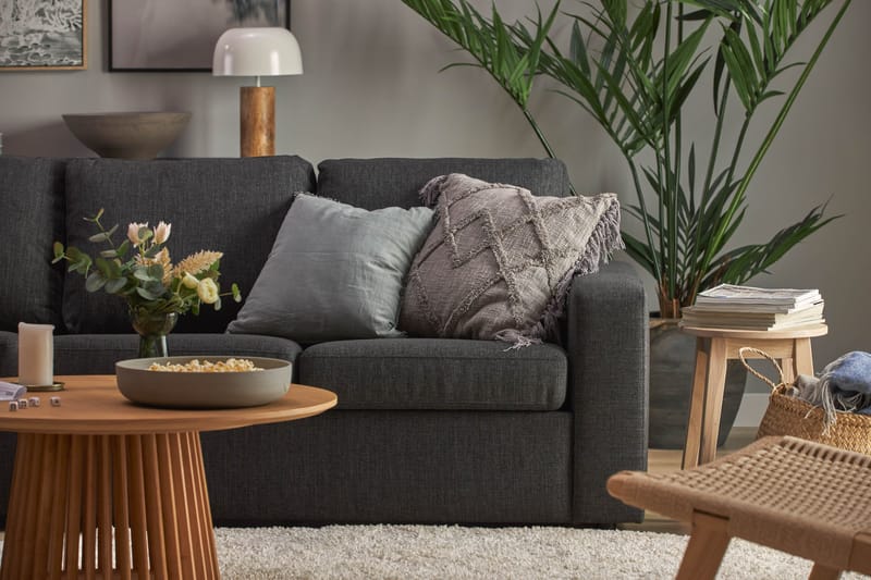Crazy 7-sits Vändbar U-formad XX-Large Hörnsoffa med divan i Tyg - Mörkgrå / Antracit - Products - Möbler - Soffa - Hörnsoffa