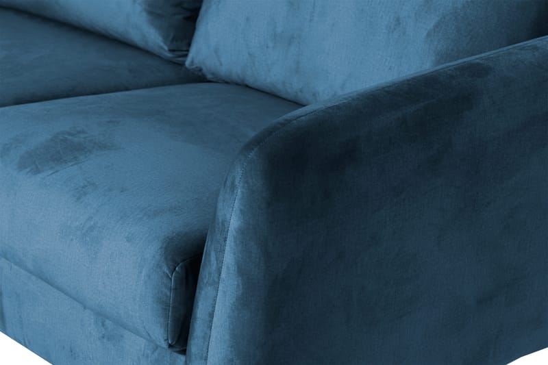 Trend 5-sits Vänstervänd U-formad Hörnsoffa med divan i Sammet - Blå - Products - Möbler - Soffa - Hörnsoffa