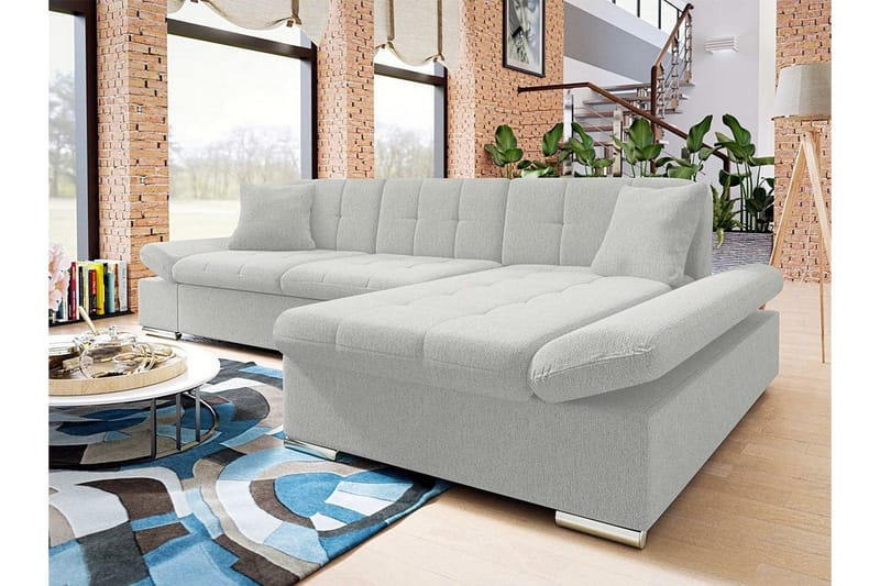 Kintore 3-sits Hörnsoffa Ljusgrå - Products - Möbler - Soffa - Hörnsoffa