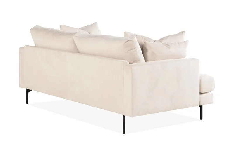 Menard 3-sits Djup Manchestersoffa - Beige - Products - Möbler - Soffa - 3 sits soffa