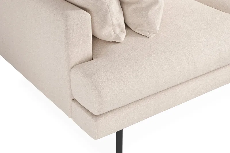 Menard 3-sits Djup Tygsoffa 205 cm bred - Beige - Products - Möbler - Soffa - 3 sits soffa