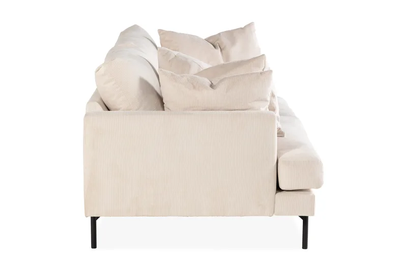 Menard 4-sits Djup Manchestersoffa - Beige - Products - Möbler - Soffa - 4 sits soffa
