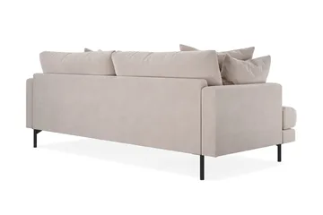 Menard 4-sits Djup Sammetssoffa - Beige - Products - Möbler - Soffa - Sammetssoffa