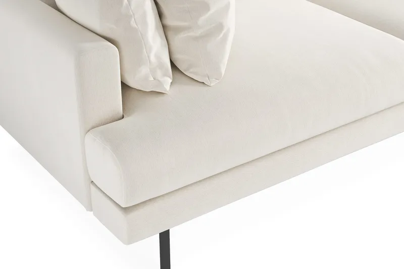 Menard 4-sits Djup Sammetssoffa - Krämvit - Products - Möbler - Soffa - Sammetssoffa