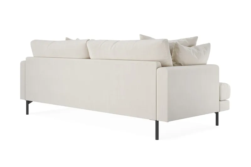 Menard 4-sits Djup Sammetssoffa - Krämvit - Products - Möbler - Soffa - Sammetssoffa