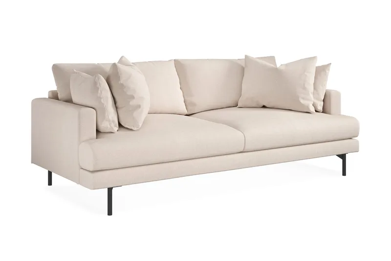 Menard 4-sits Djup Tygsoffa - Beige - Products - Möbler - Soffa - 4 sits soffa