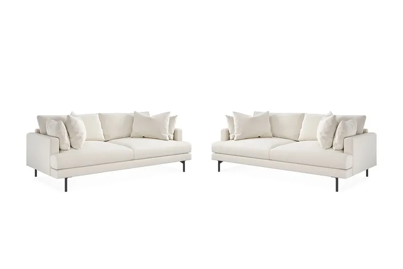 Menard Soffgrupp 4-sits + 4-sits Djup Sammetssoffa 225 cm bred