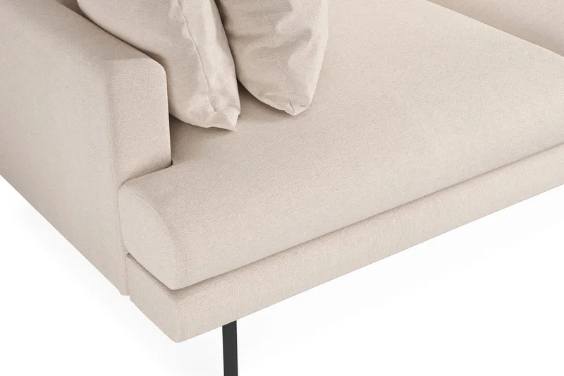 Menard Soffgrupp 4-sits + 4-sits Djup Tygsoffa 225 cm bred - Beige - Products - Möbler - Soffa - Soffgrupp