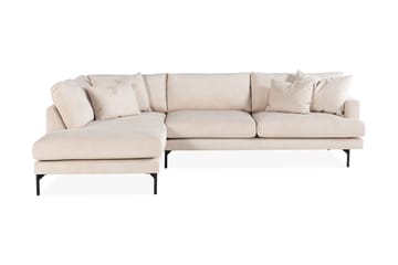 Menard Soffgrupp 4-sits Vänstervänd L-formad Schäslongsoffa + Stor Fåtölj i Manchester - Beige - Products - Möbler - Soffa - Soffgrupp