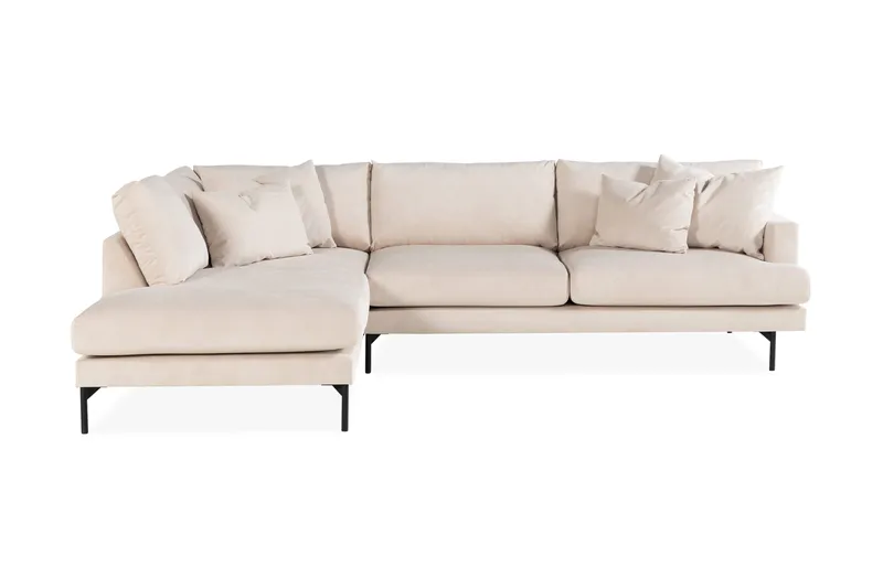 Menard Soffgrupp 4-sits Vänstervänd L-formad Schäslongsoffa + Stor Fåtölj i Manchester - Beige - Products - Möbler - Soffa - Soffgrupp