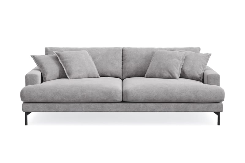 Menard Premium 4-sits Djup Soffa i Chenille, Grå