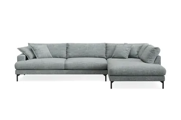 Menard Premium 5-sits Högervänd L-formad Djup Schäslongsoffa i Chenille