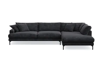 Menard Premium 5-sits Högervänd L-formad Djup Schäslongsoffa i Chenille