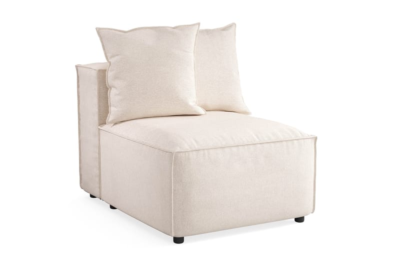 Cubo 1-sits Mittmodul i Tyg 80 cm bred, Beige